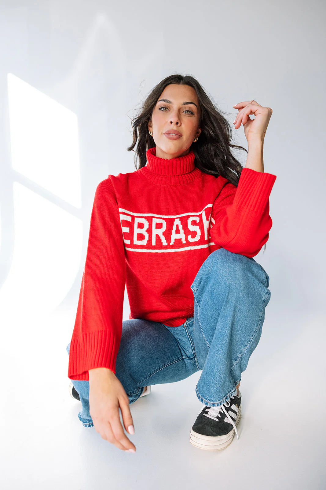 Nebraska Railway Sweater Rolled Turtle Neck