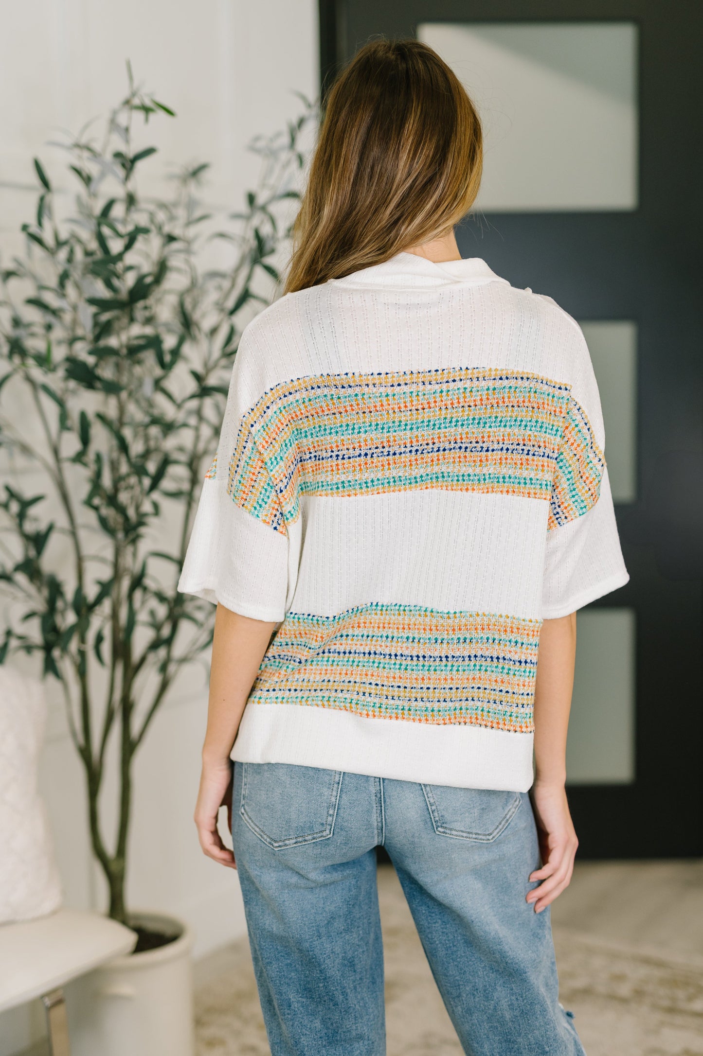 Good For Me Collared Knit Top (Online Exclusives)