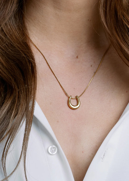 Hold Your Horses Necklace - Gold