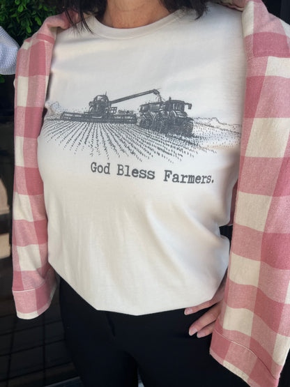 God Bless Farmers Tee