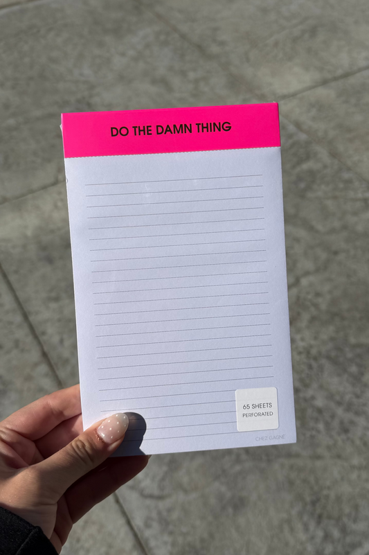 Do the Damn Thing Notepad