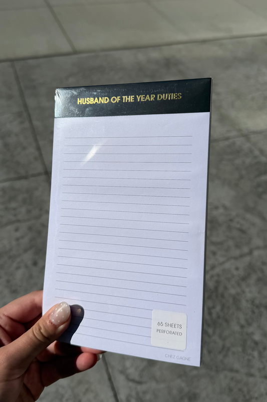 Husband of the Year Notepad