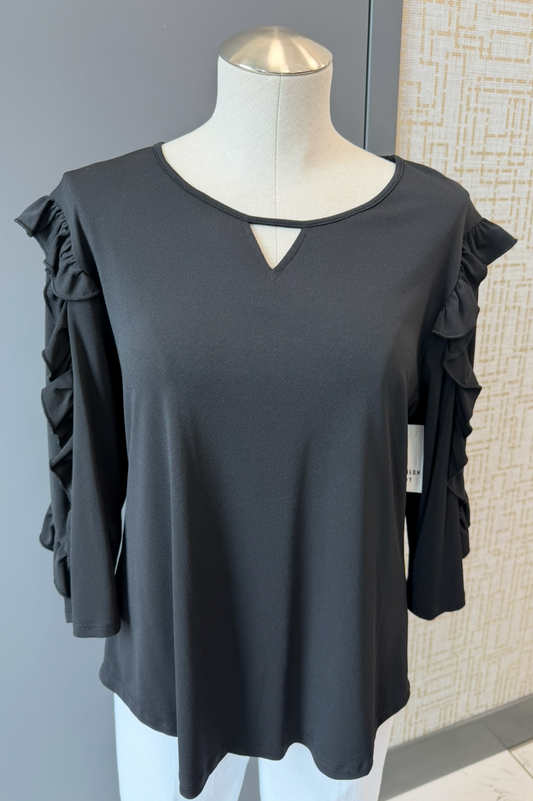 New Contrast Knit Top