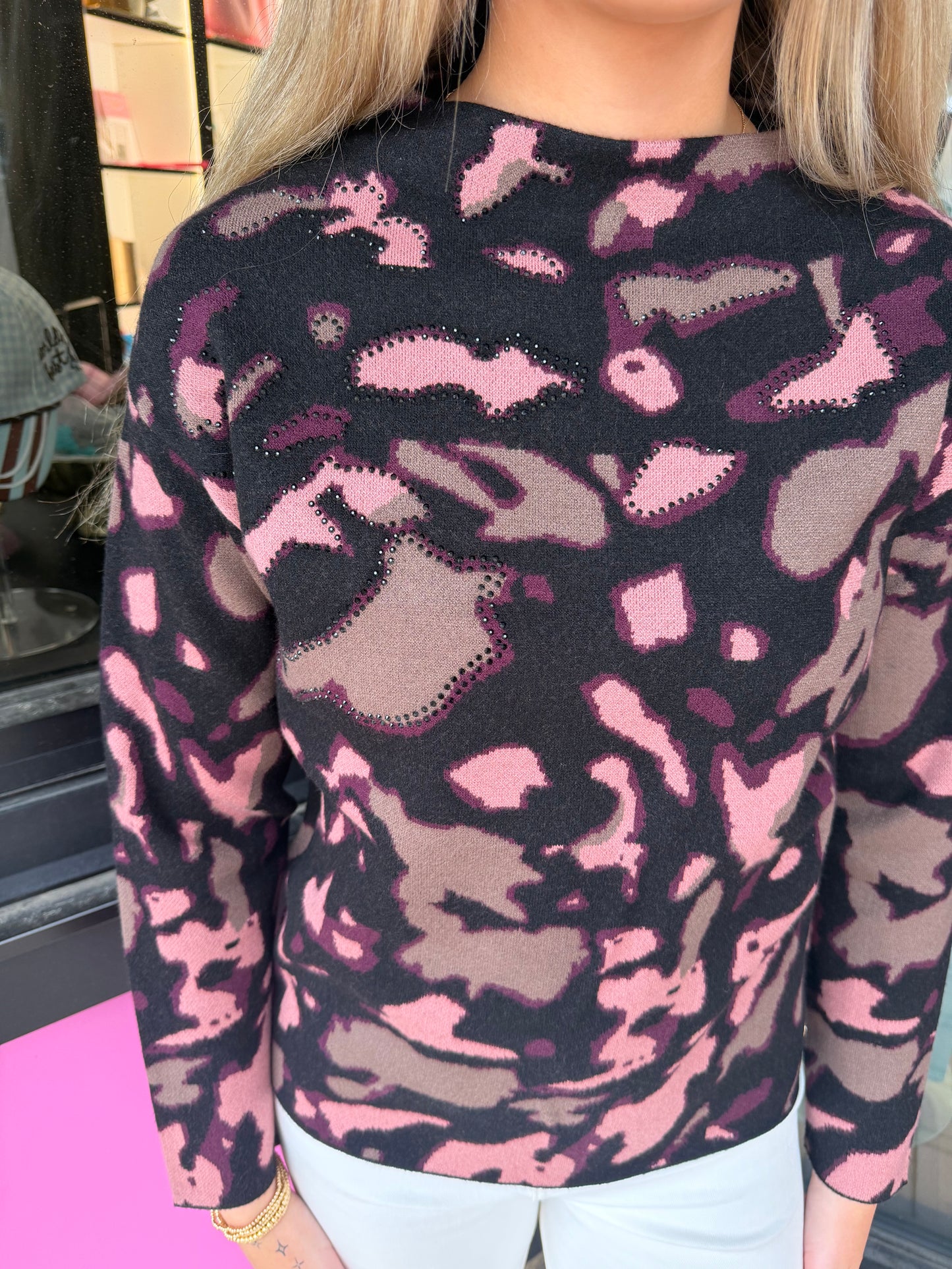 Joseph Ribkoff Detailed Long Sleeve Blouse