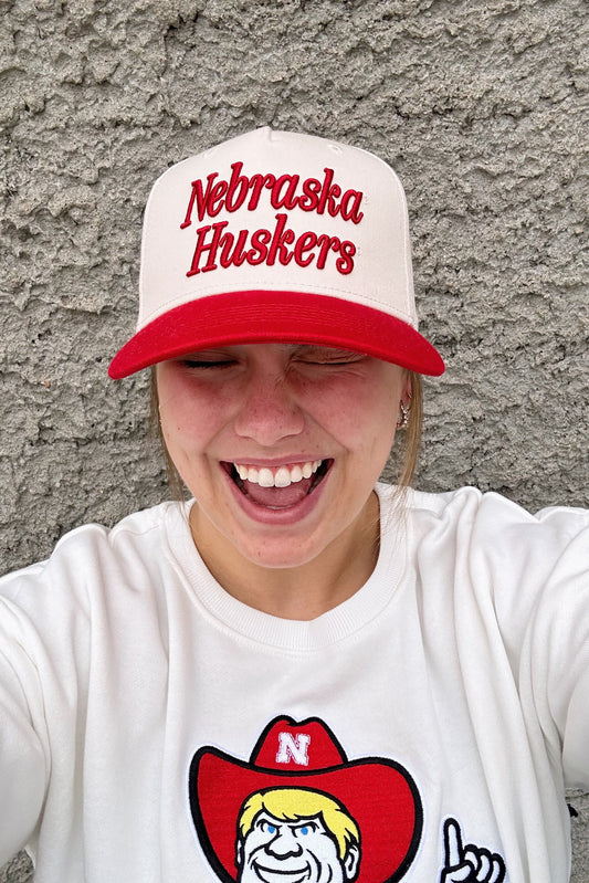 Nebraska Canvas Trucker Hat