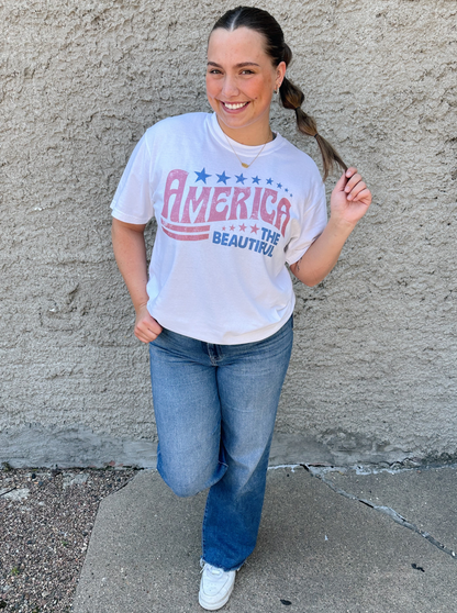 America The Beautiful Graphic Tee