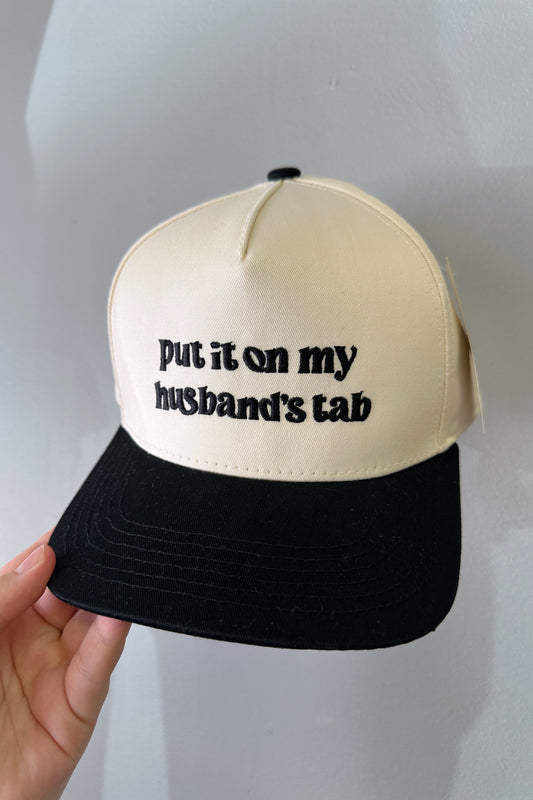 Husband's Tab Trucker Hat