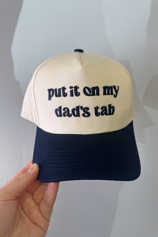 Dad's Tab Trucker Hat