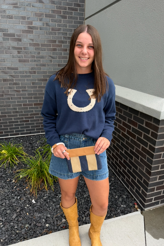 Horseshoe Graphic Sweater