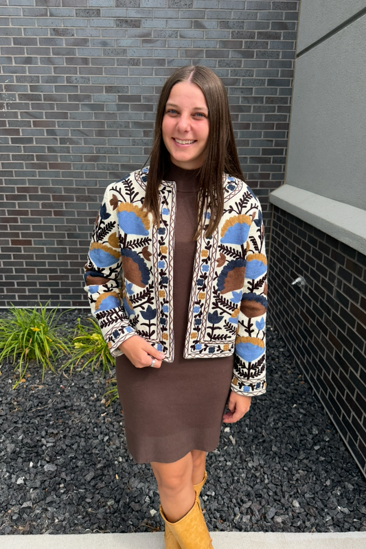 Autumnal Embroidered Jacket