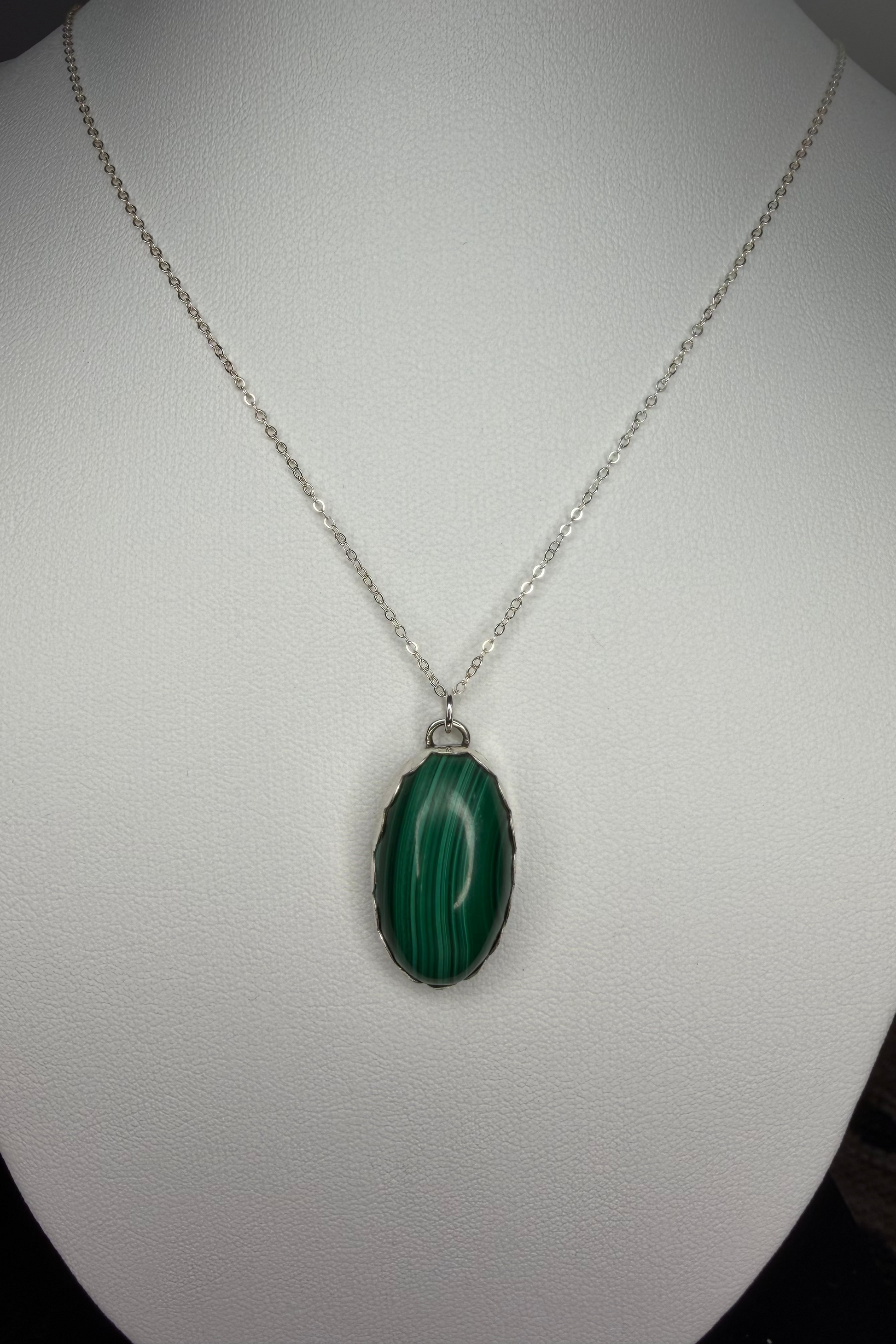pendant shown on chain
