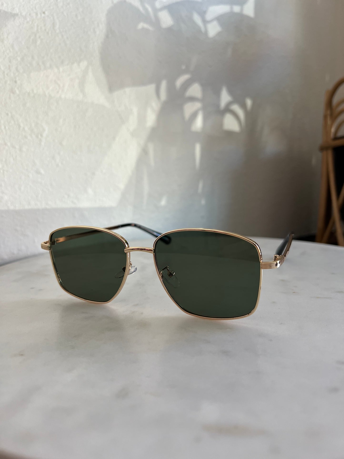Monterey Sunglasses - Green/Gold