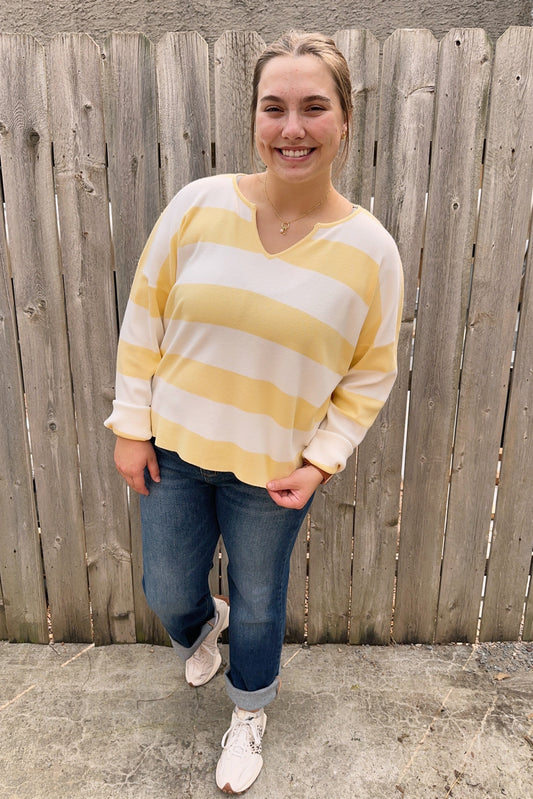 Limoncello Striped Knit Sweater