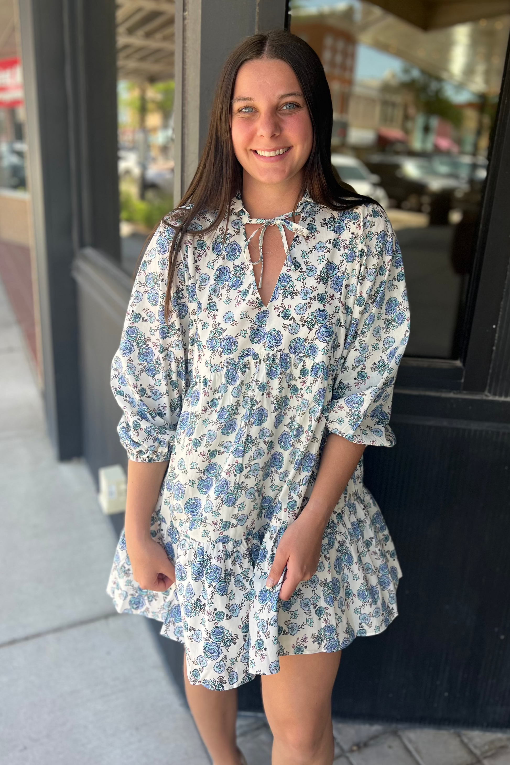 hydrangea mini dress mini float dress | summer 26