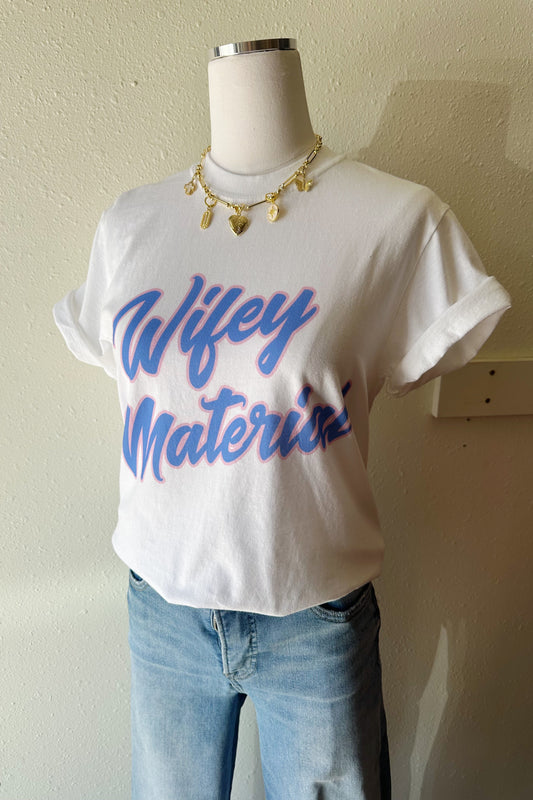 Wifey Material Graphic Tee