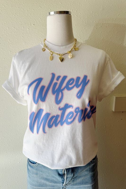 Wifey Material Graphic Tee