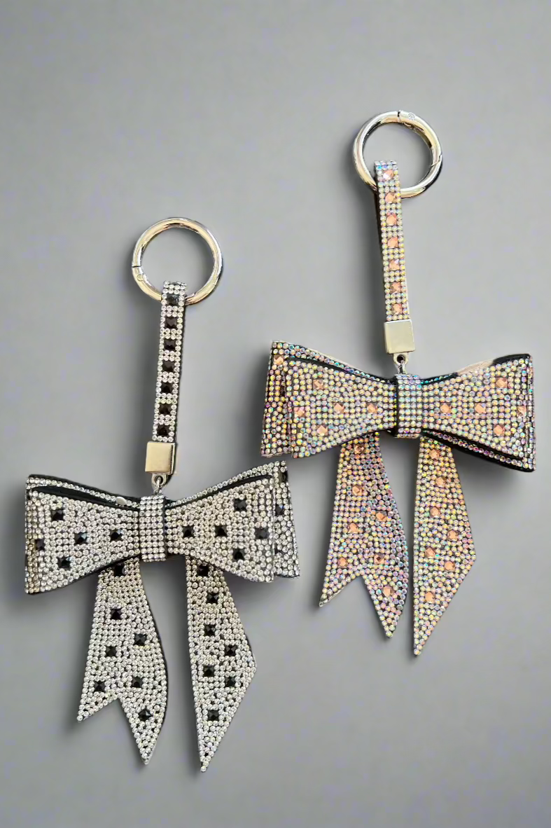 Bling Bow Purse Charm - Multiple Colors