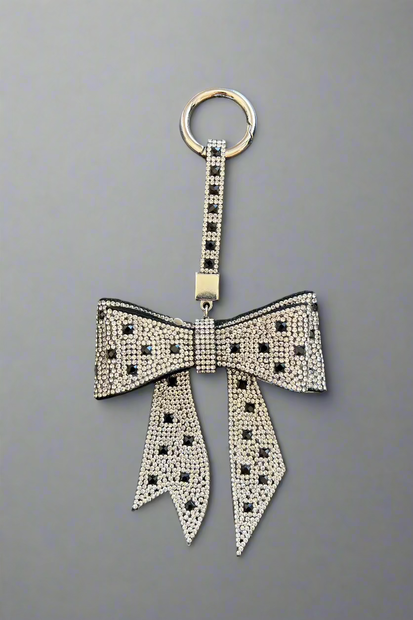 Bling Bow Purse Charm - Multiple Colors