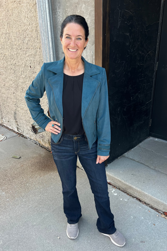 Charlie B Faux Suede Jacket - Multiple Color