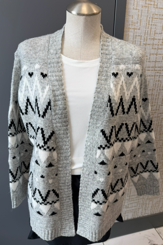 Andrea Grey Cardigan