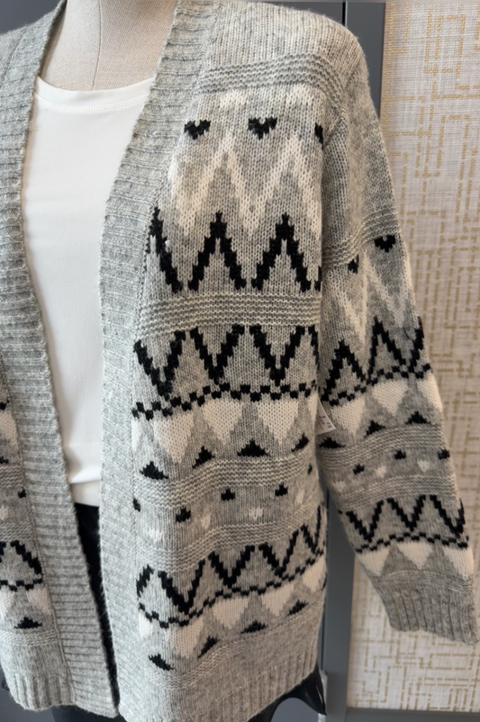 Andrea Grey Cardigan