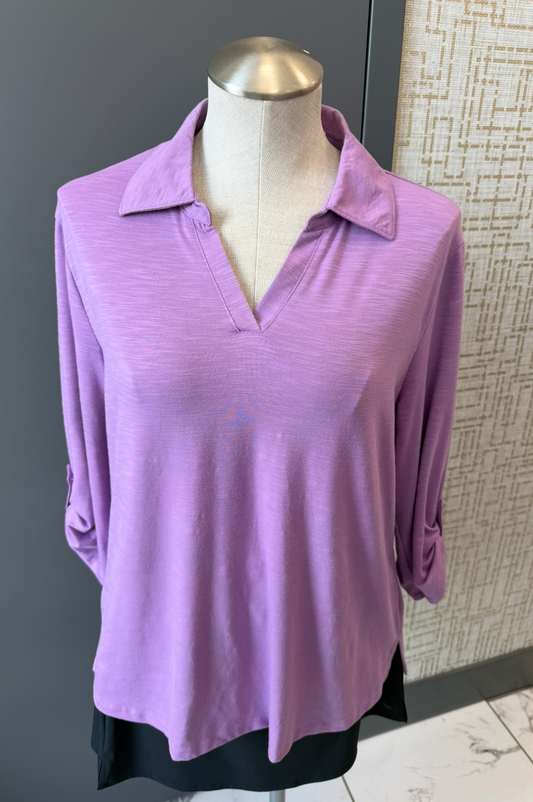 Gravity Collared Top - Multiple Colors