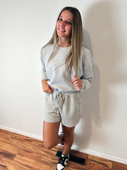 Scuba Shorts - Heather Grey