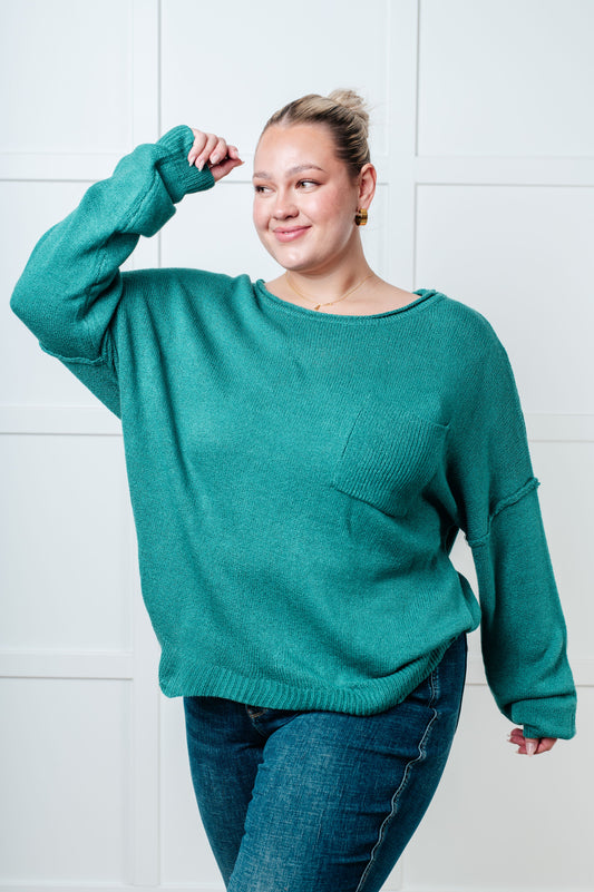 In Stitches Drop Shoulder Sweater - Online Exclusive