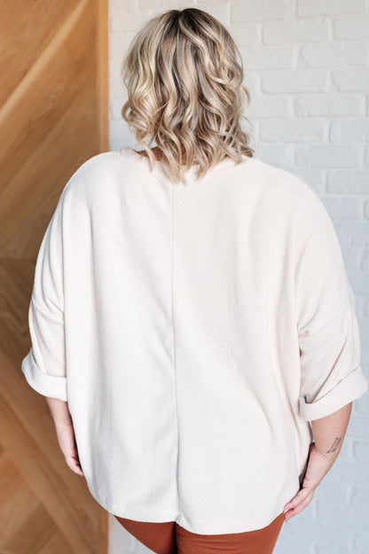 Ivory Thoughts Chenille Blouse (Online Exclusive)