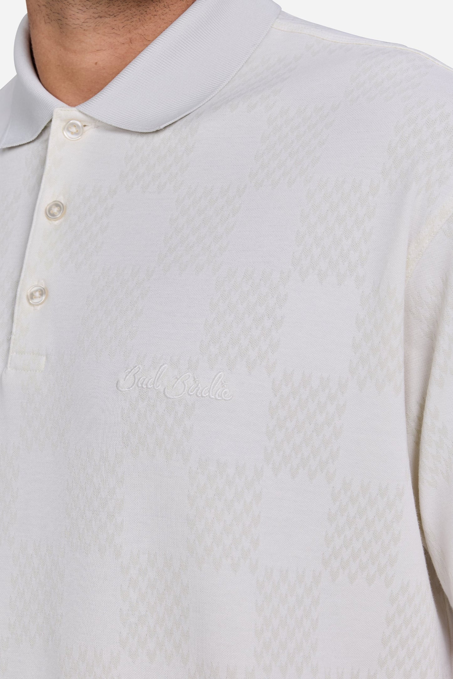 Bad Birdie Jacquard Polo - Checkered