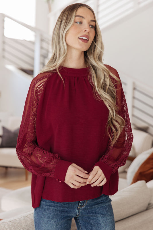 Lace on My Sleeves Blouse (Online Exclusive)