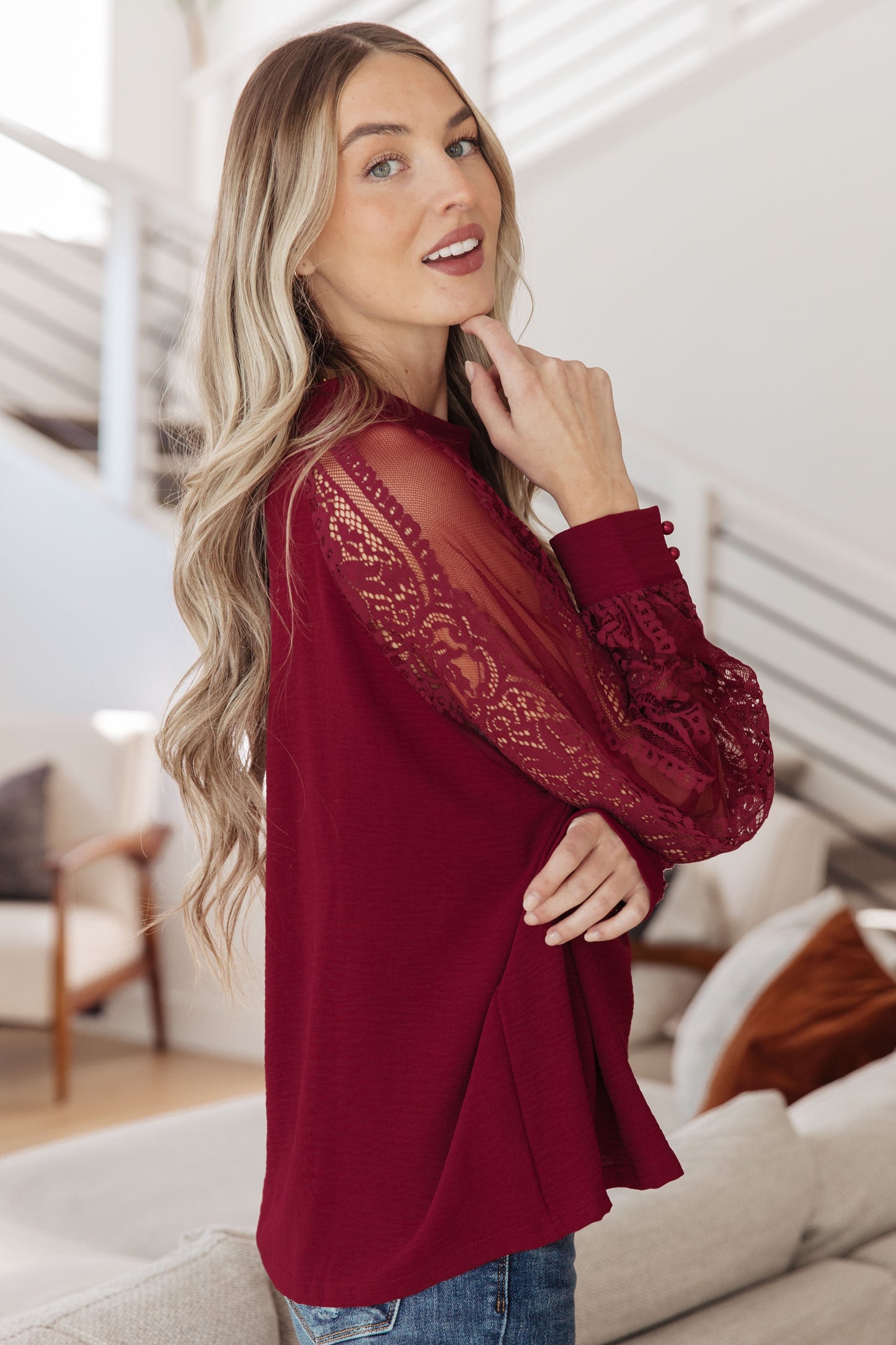 Lace on My Sleeves Blouse (Online Exclusive)