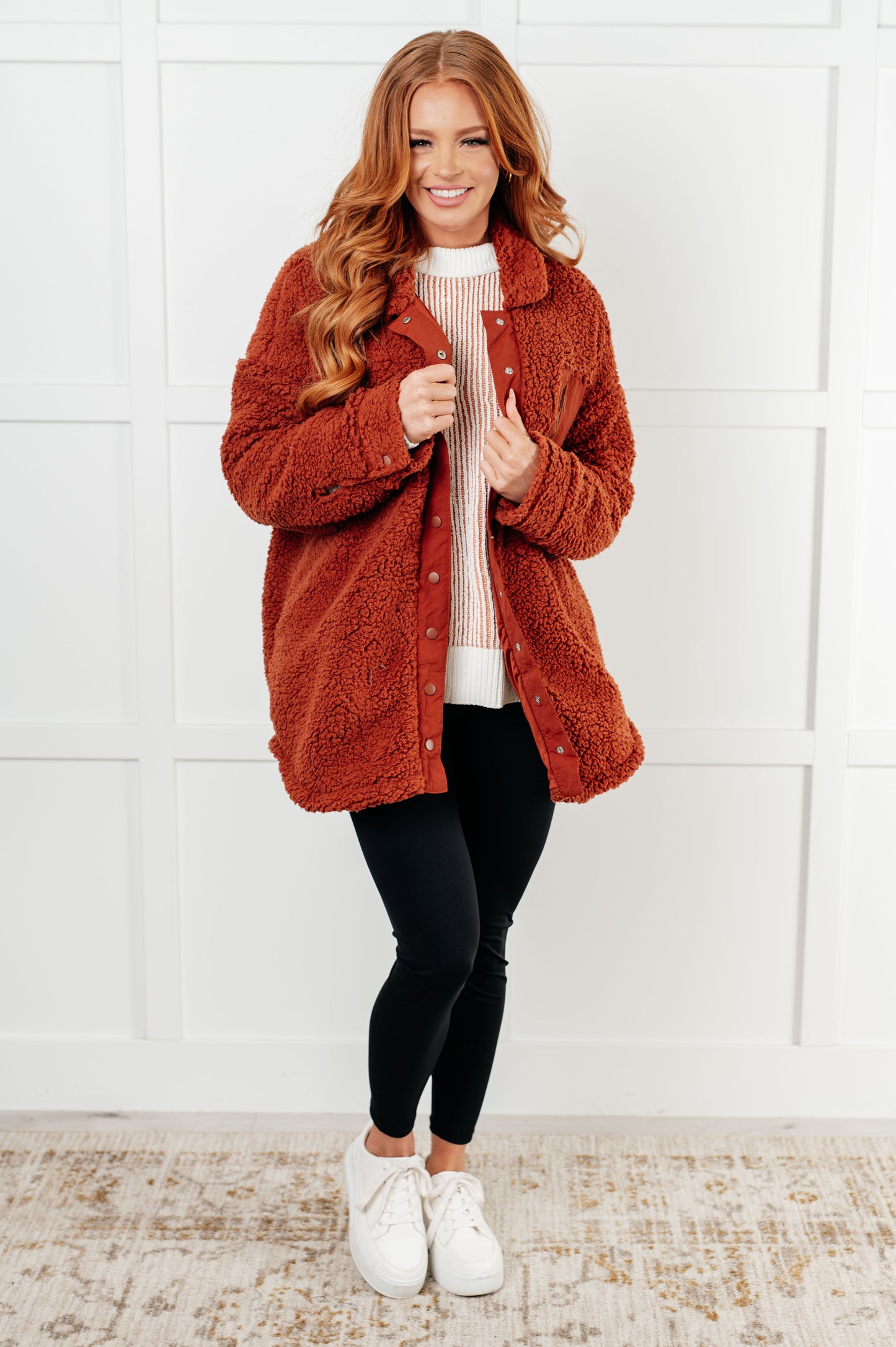 Least High Maintenance Contrast Trim Sweater (Online Exclusive)