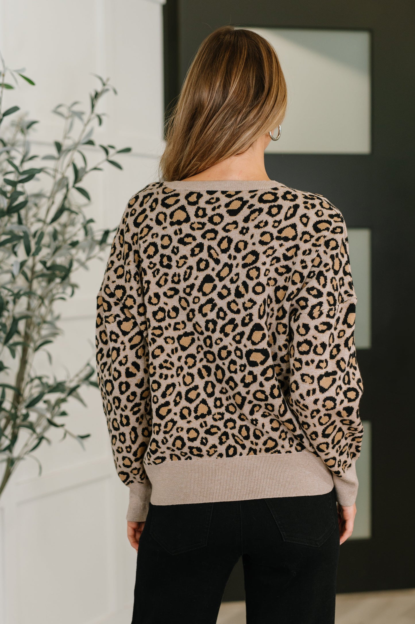 Lil' Sass Never Hurt Leopard Print Pullover (Online Exclusive)