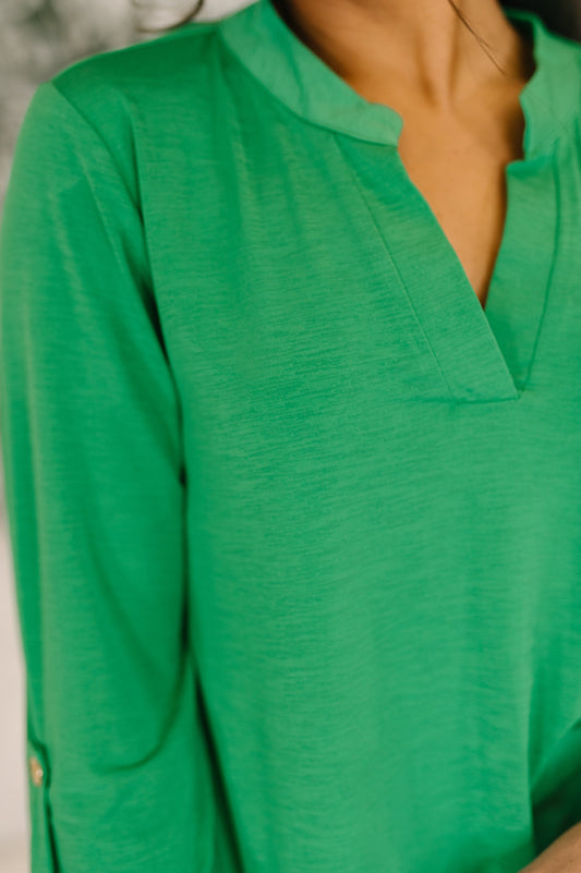 Lizzy Top in Kelly Green (Online Exclusive)