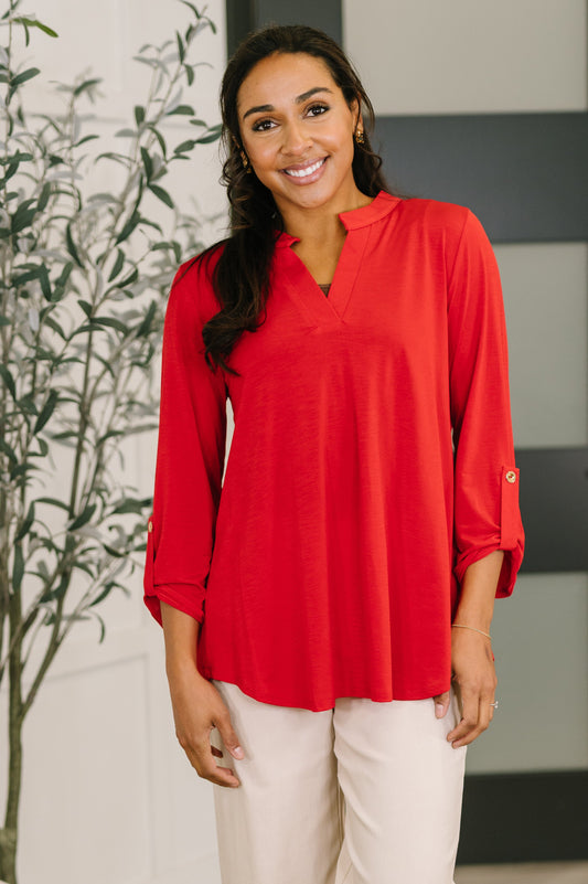 Lizzy Top in Red (Online Exclusive)