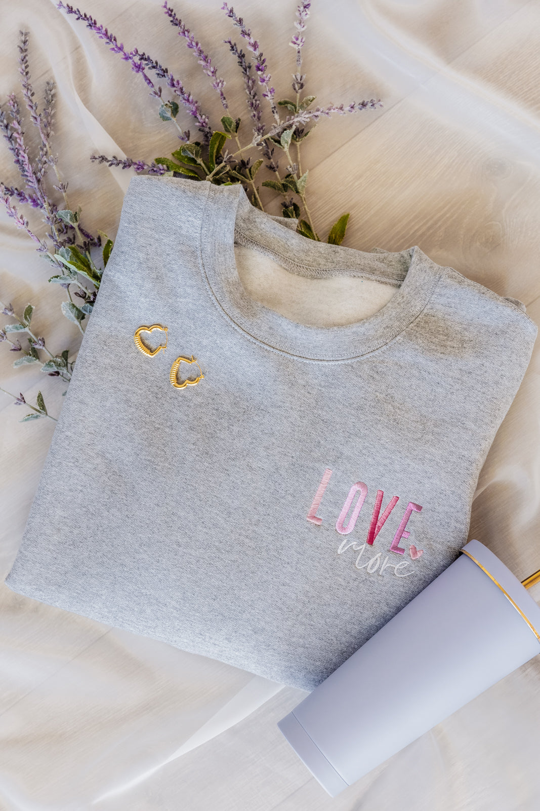 PREORDER: Love More Embroidered Sweatshirt (Online Exclusive)