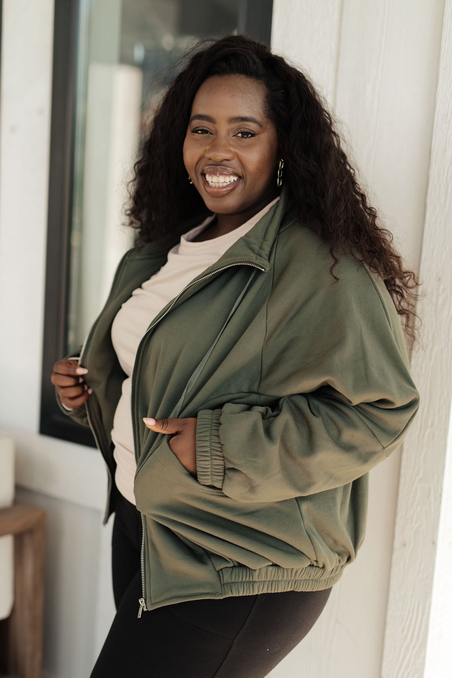 Miss You More Zip Up Sweatshirt (Online Exclusive)