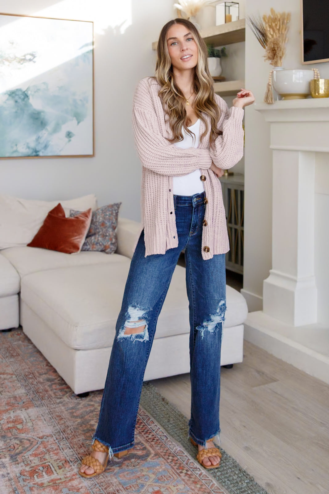 Mother Knows Best Buttoned Down Cardigan (Online Exclusive)