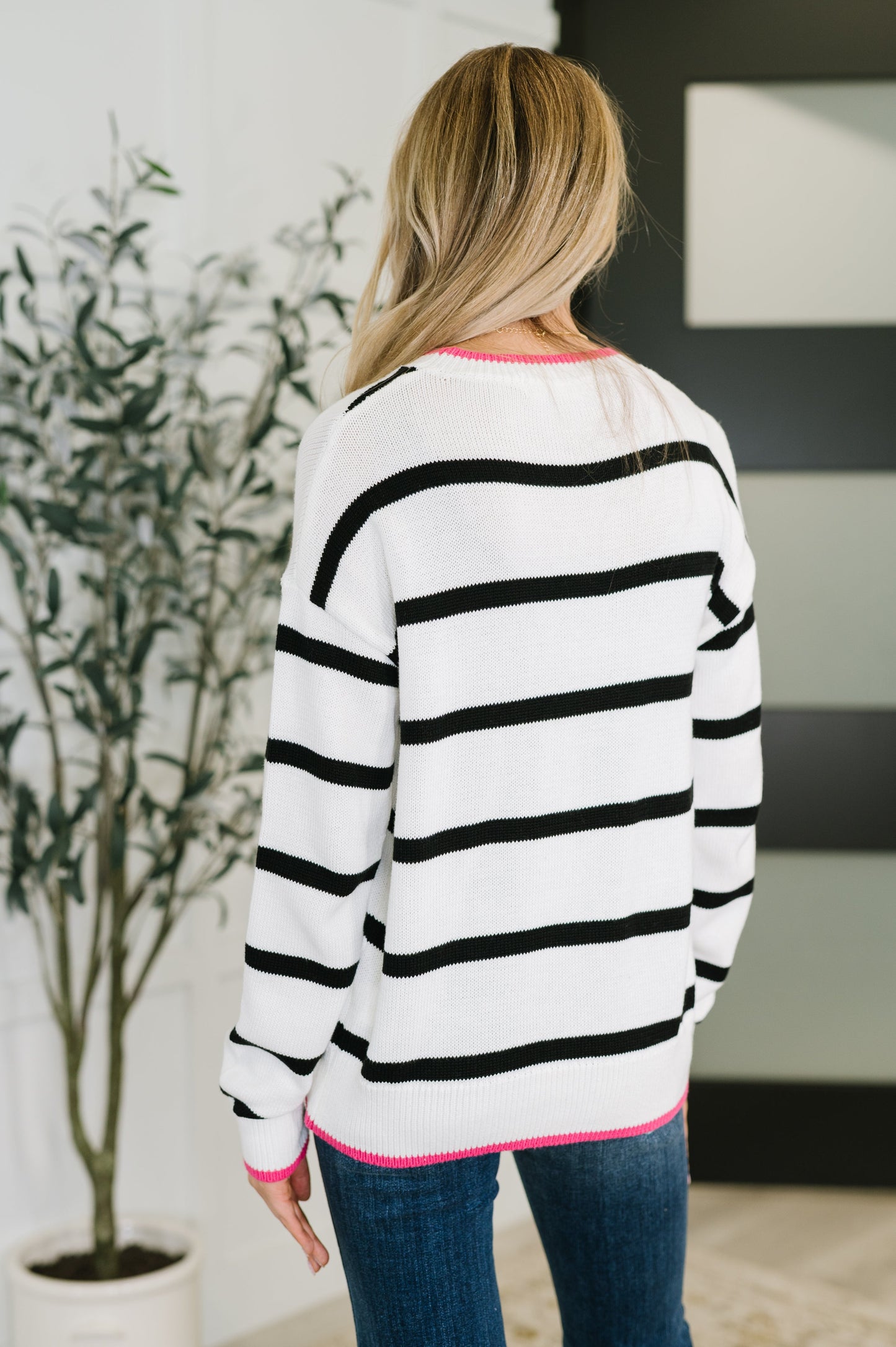 Much to My Relief Striped Sweater (Online Exclusive)