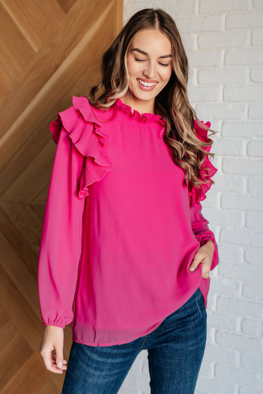 My Good Graces Ruffled Top (Online Exclusive)