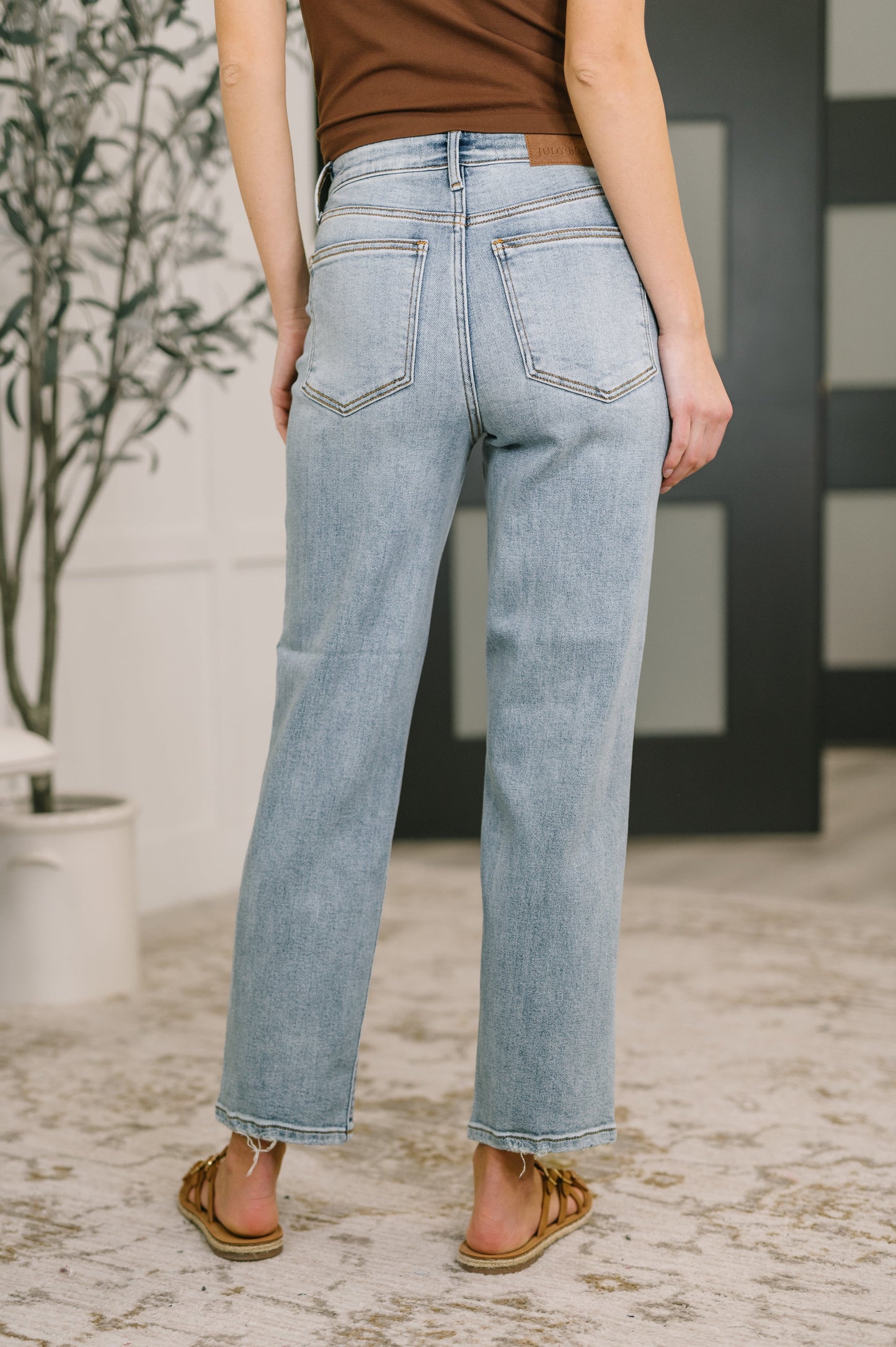 Natalie High Waist Ankle Straight (Online Exclusive)