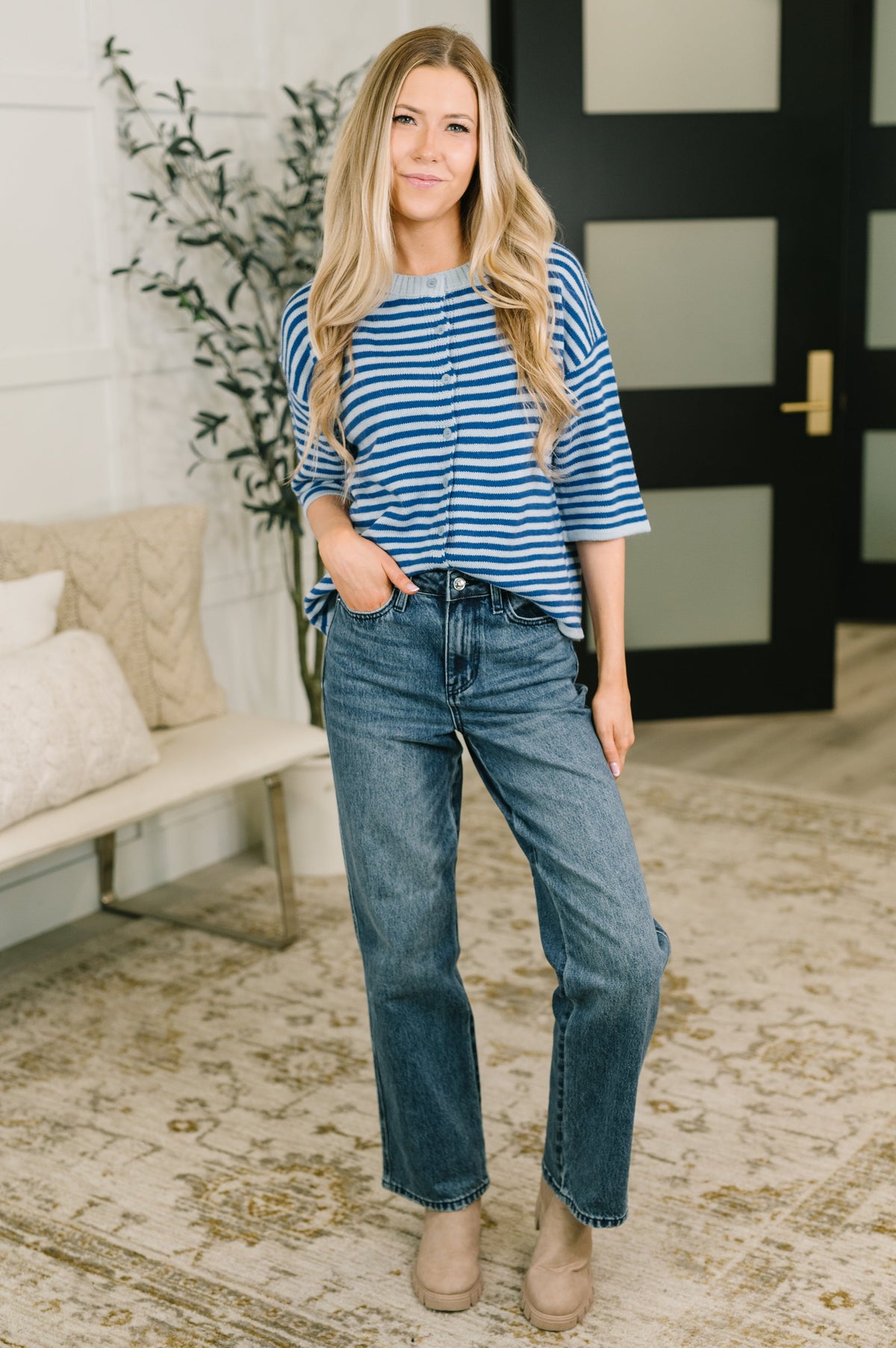 Never Let Me Down Brushed Button Down Cardigan (Online Exclusive)