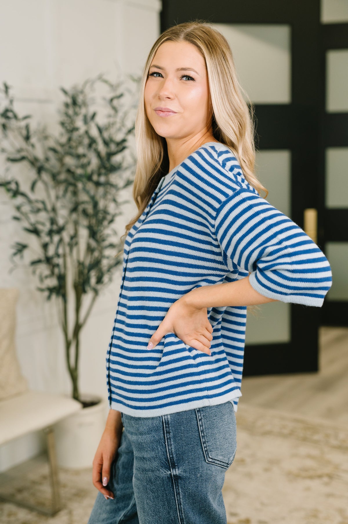 Never Let Me Down Brushed Button Down Cardigan (Online Exclusive)