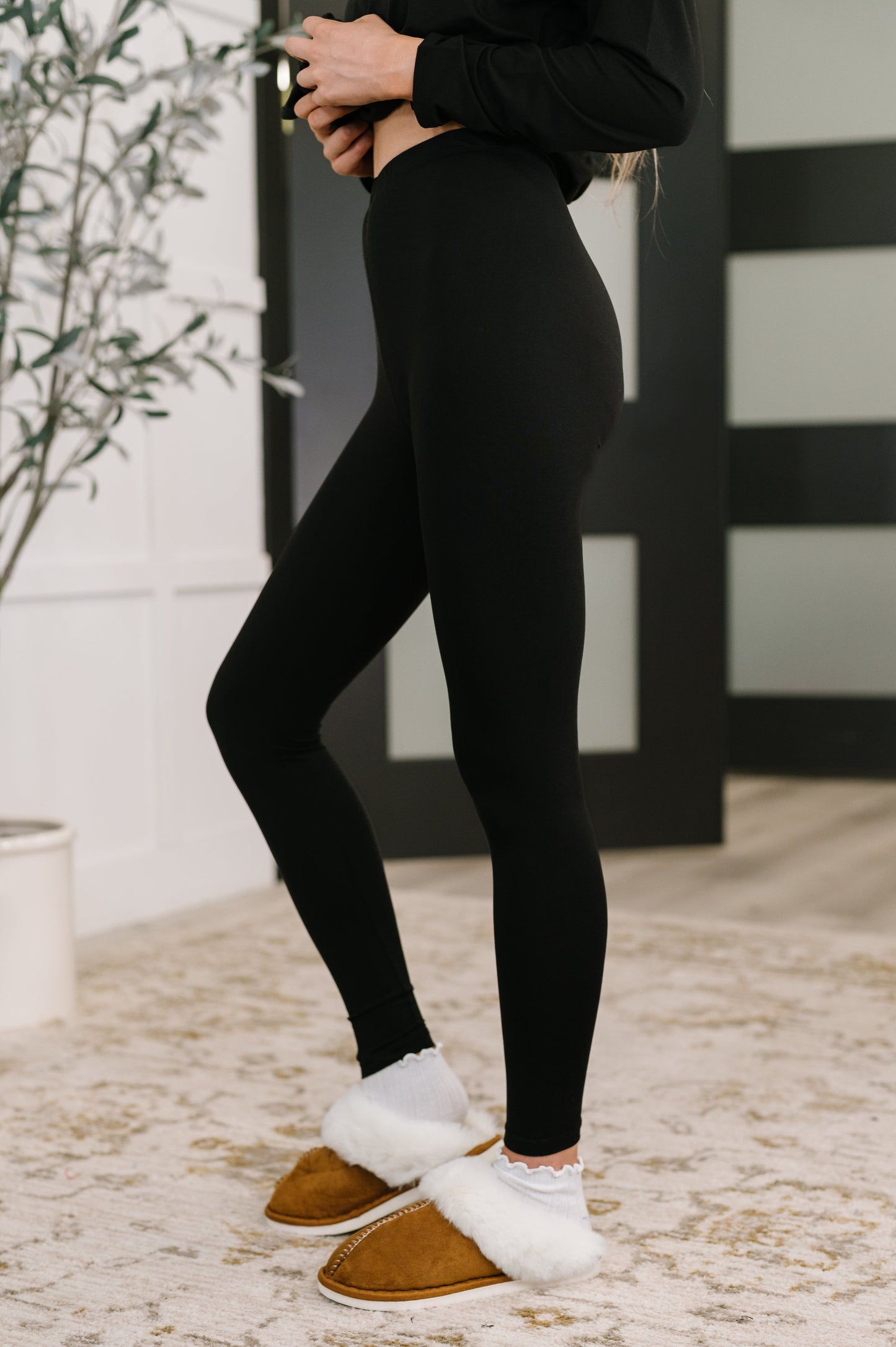 Next to Nothing Top and Bottom Set in Black (Online Exclusive)