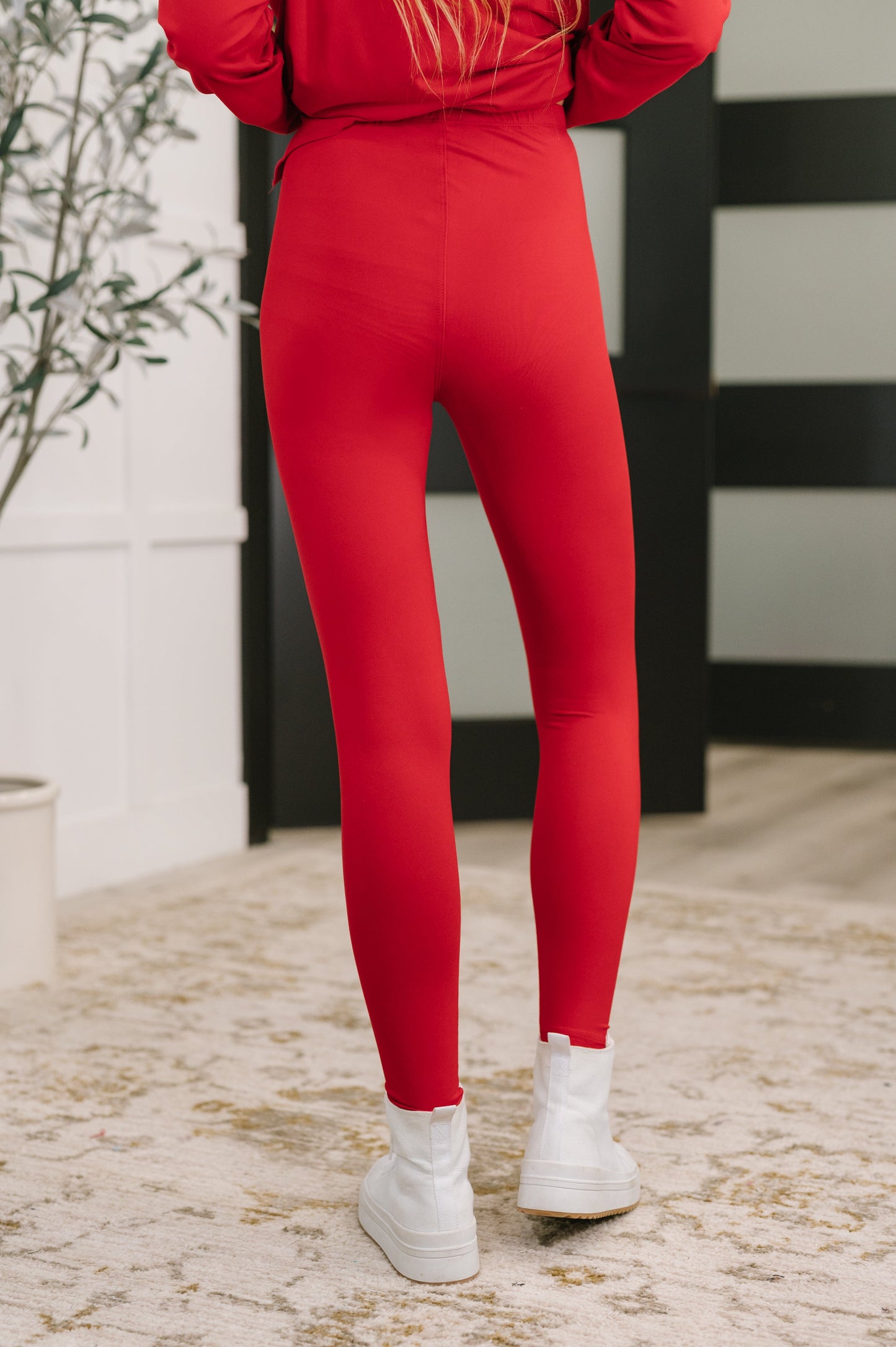 Next to Nothing Top and Bottom Set in Ruby (Online Exclusive)