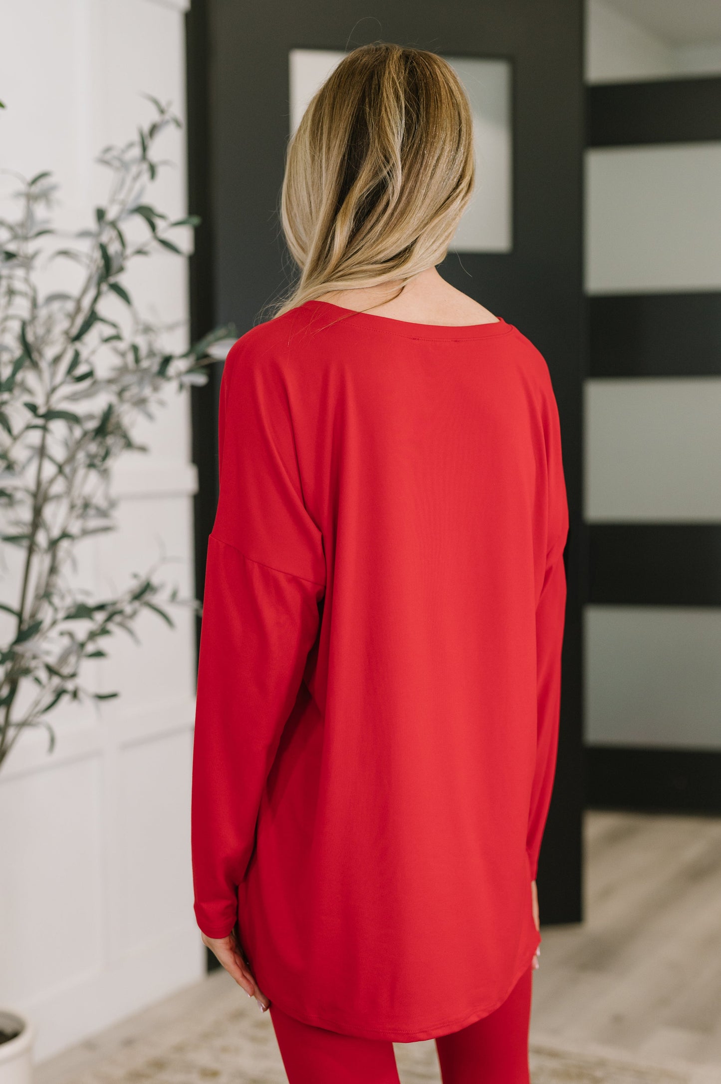 Next to Nothing Top and Bottom Set in Ruby (Online Exclusive)