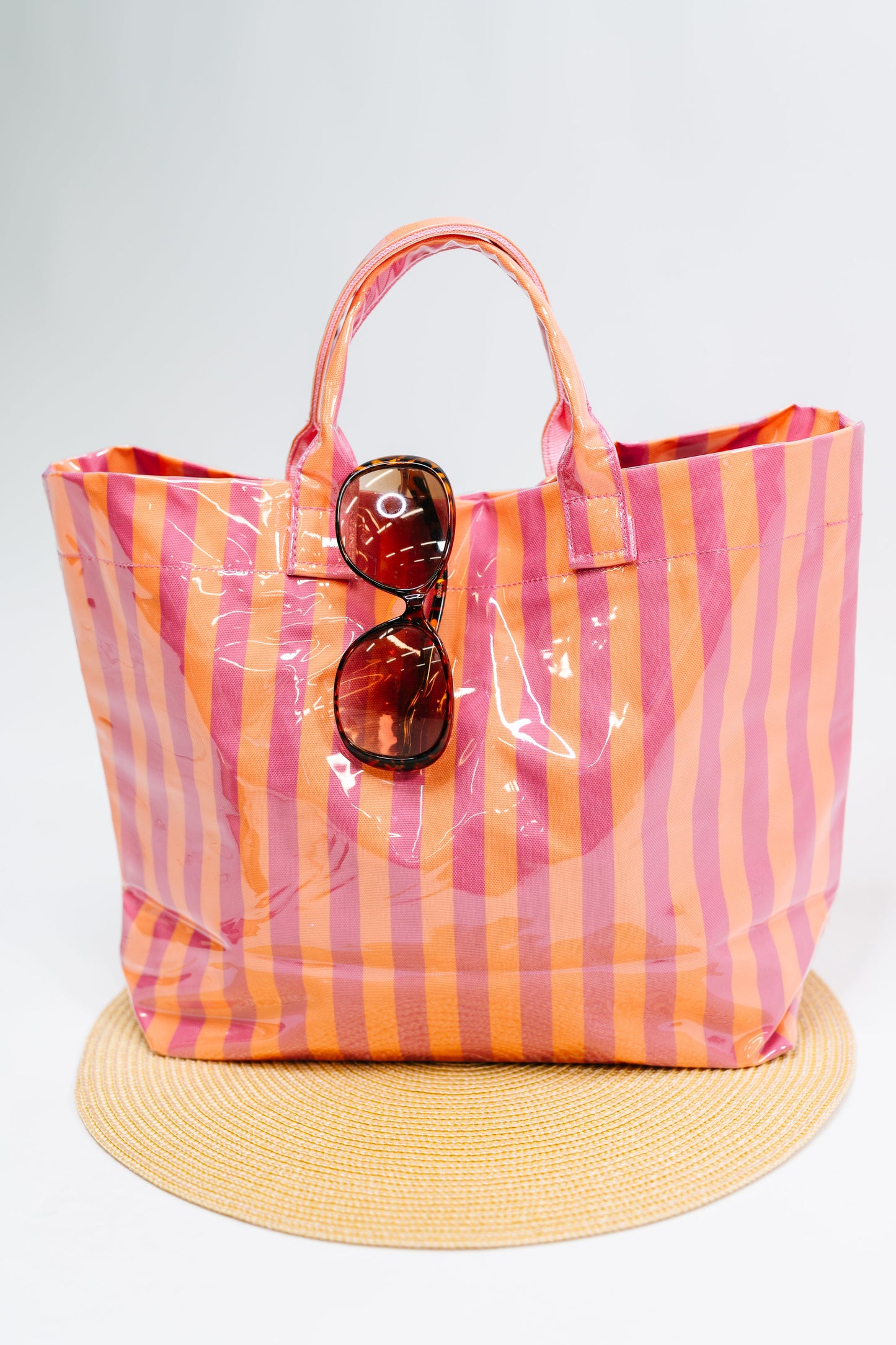 Not Your Typical Tote in Pink and Orange (Online Exclusive)