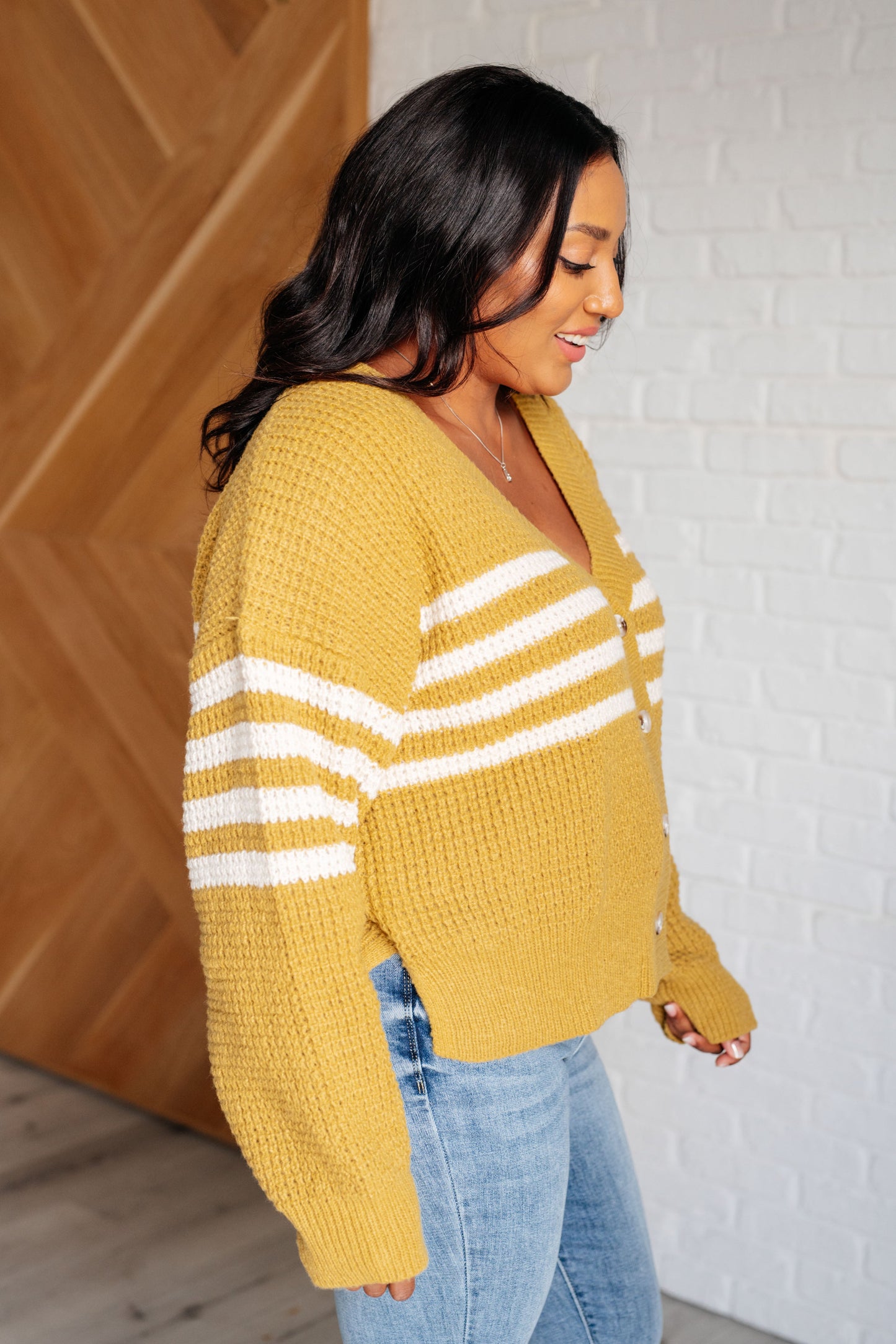 On Top of the World Striped Cardigan (Online Exclusive)