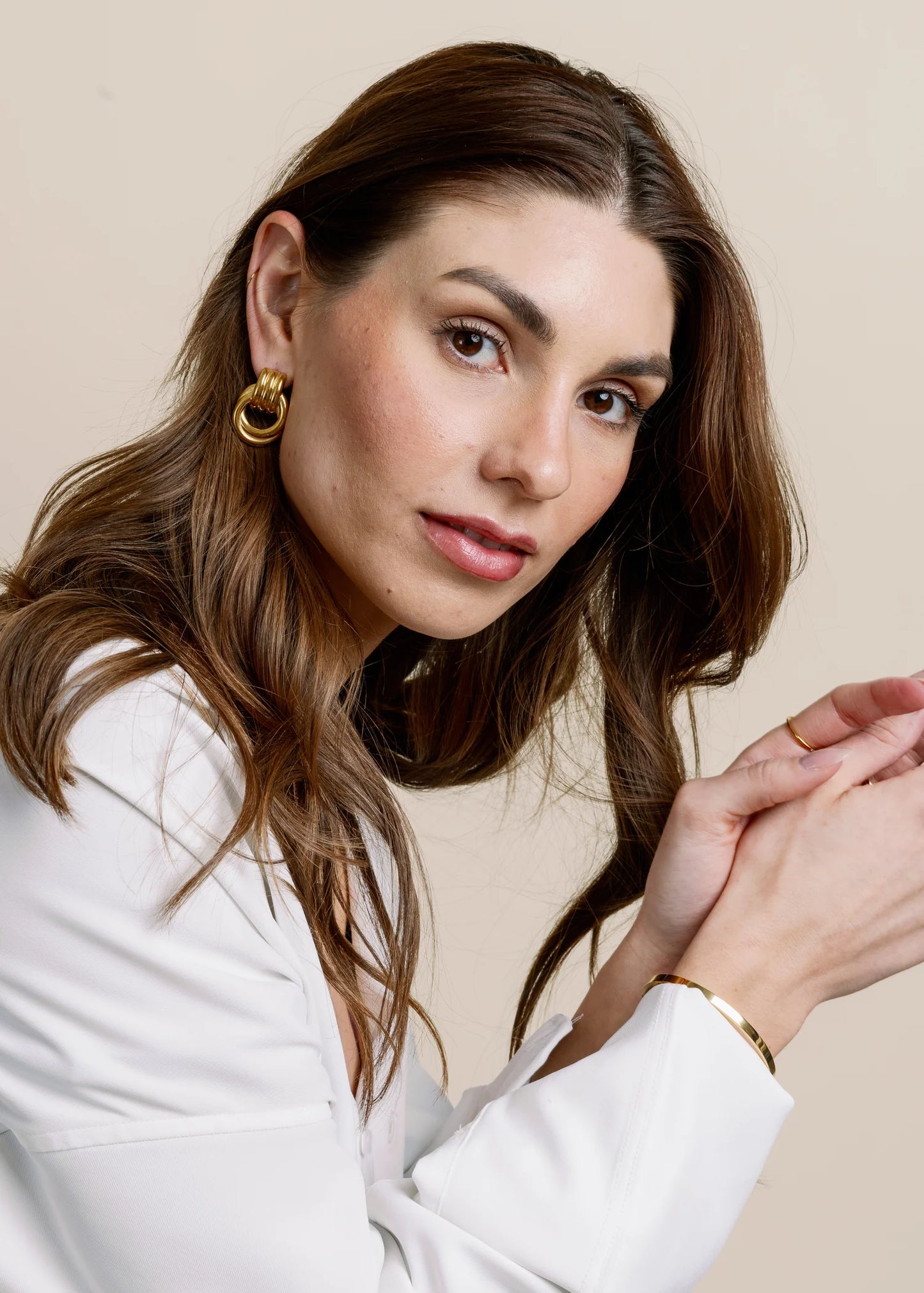 Pamela Earrings - Gold